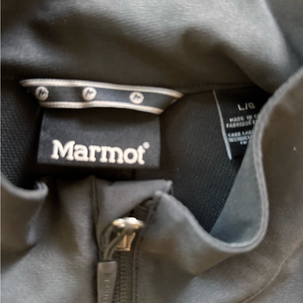 Men's Marmot Black Softshell Jacket - Picture 4 of 6